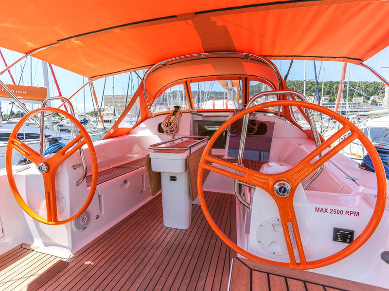 Book yachts online - sailboat - Elan 45 Impression - FROZEN - rent