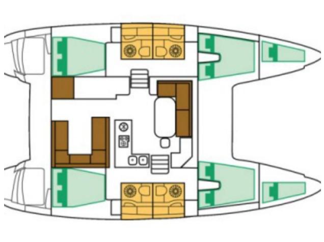 Book yachts online - catamaran - Lagoon 400 - COCO LOCO - rent
