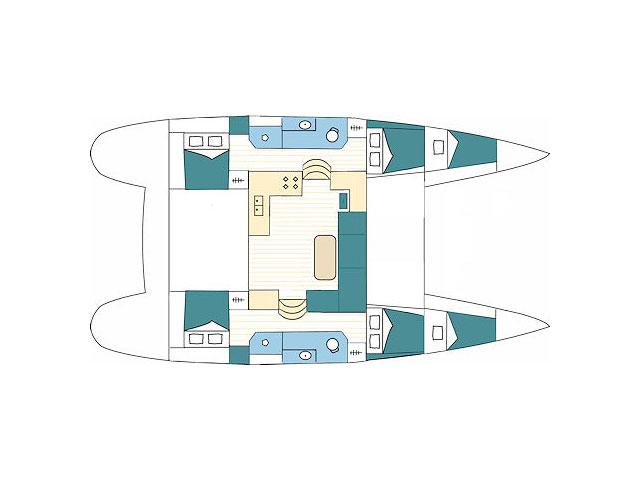Book yachts online - catamaran - LAGOON 39 - DIRIDONDA - rent
