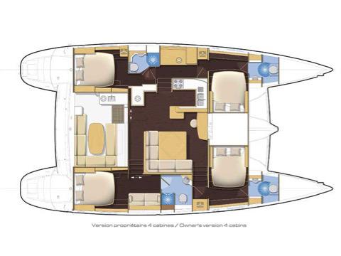 Book yachts online - catamaran - Lagoon 500 - ITALYCAT  - rent