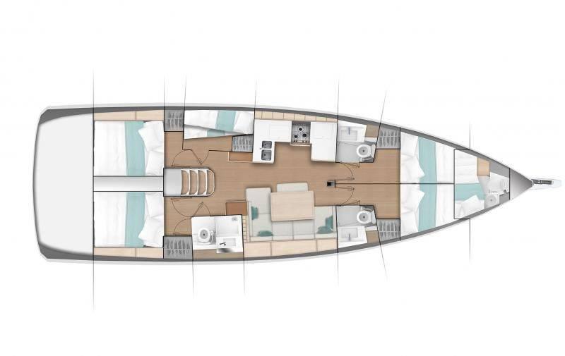 Book yachts online - sailboat - Sun Odyssey 490 - Swannabe - rent