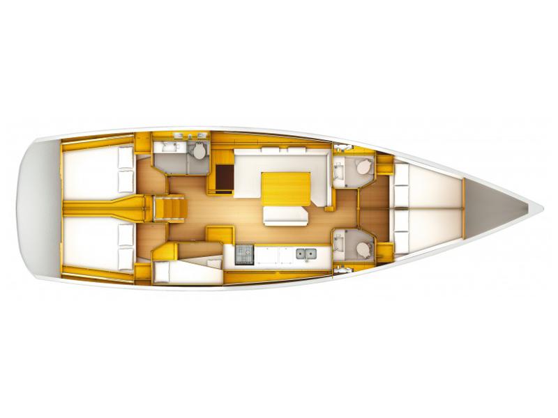 Book yachts online - sailboat - Sun Odyssey 509 - Jasna - rent