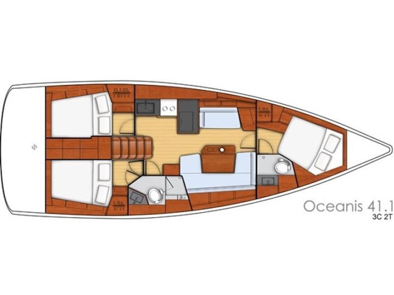 Book yachts online - sailboat - Oceanis 41.1 - 4Play - rent