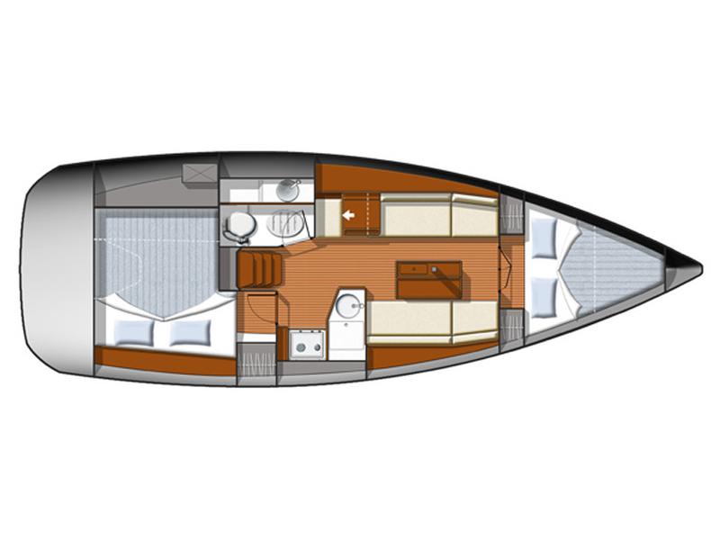 Book yachts online - sailboat - Sun Odyssey 33i - Chiquita - rent