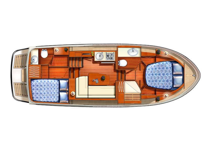 Book yachts online - motorboat - Linssen GS 29.9 AC - Stine (Fr) - rent