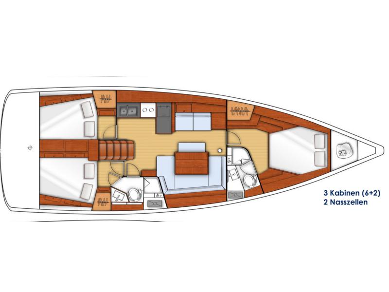 Book yachts online - sailboat - Oceanis 45 - Lighea - rent