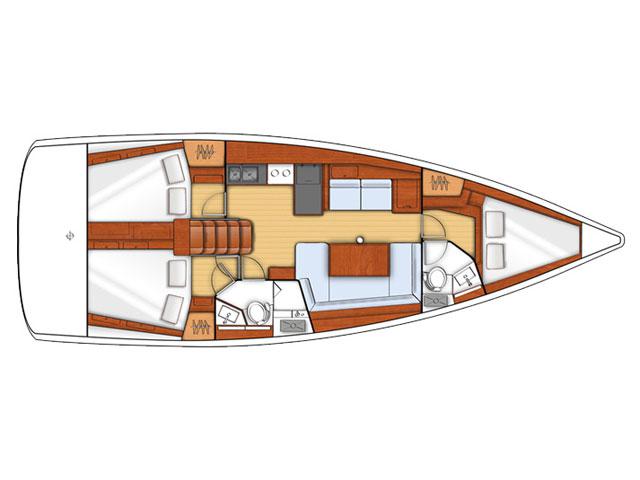 Book yachts online - sailboat - Oceanis 41.1 - SEVEN  - rent
