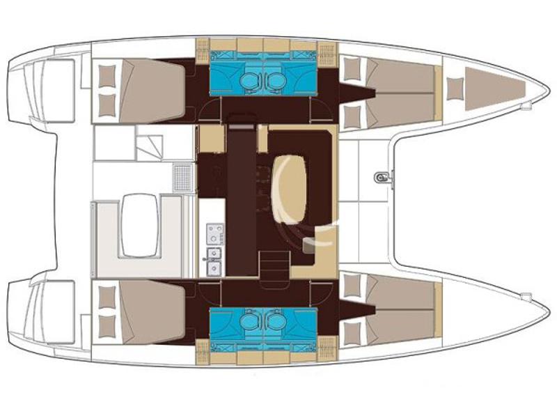 Book yachts online - catamaran - Lagoon 400 S2 - Laura - rent