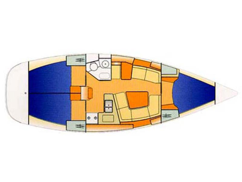 Book yachts online - sailboat - Sun Odyssey 37 - L'Avvelenata - rent