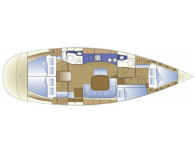 Book yachts online - sailboat - Bavaria 44 - Plavac mali - rent