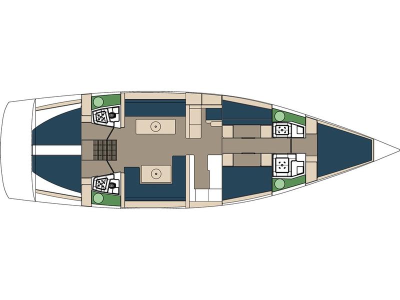 Book yachts online - sailboat - D&amp;D Kufner 54.2 - ELLA I - rent