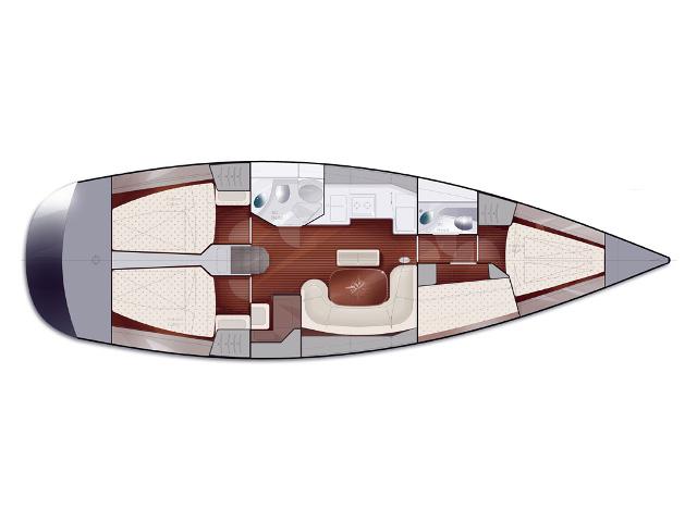 Book yachts online - sailboat - Salona 45 - Karla - rent
