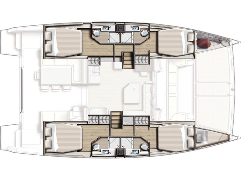 Book yachts online - catamaran - Bali 4.5 - LeAndra - rent