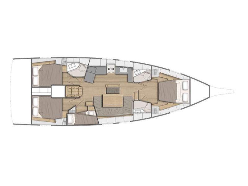 Book yachts online - sailboat - Oceanis 46.1 (bunk cab) - Tyche - Comfort line - rent