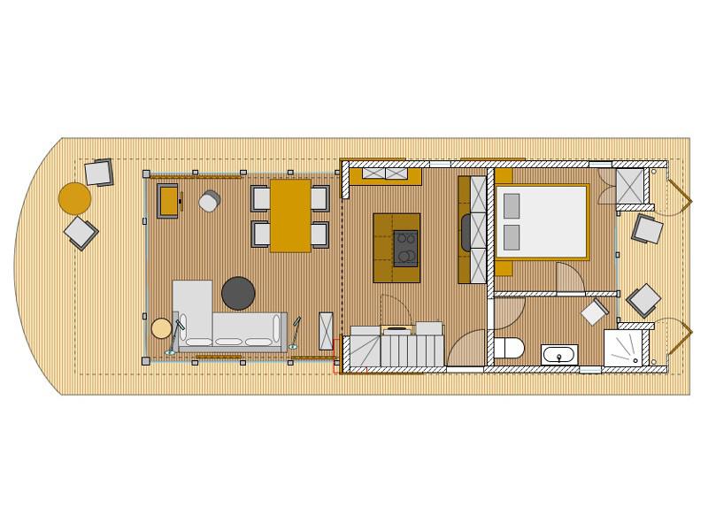 Book yachts online - motorboat - House Yacht Devin 1.5 - Miss Devin  - rent