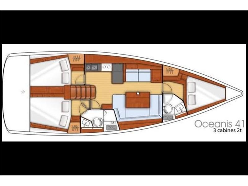 Book yachts online - sailboat - Oceanis 41 - Liberta - rent