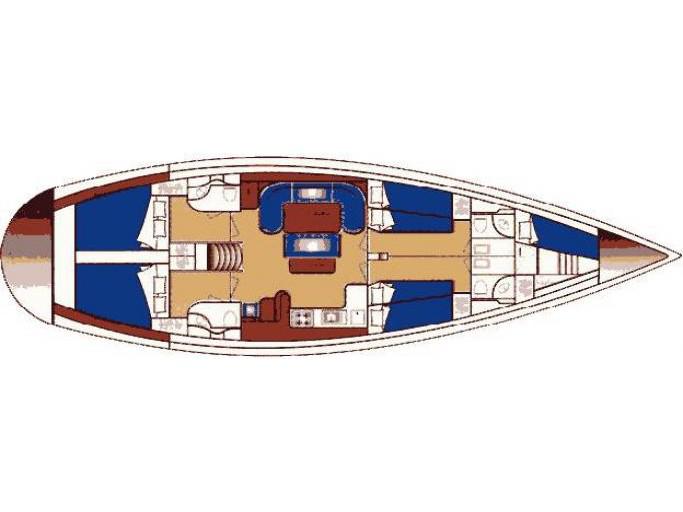 Book yachts online - sailboat - Ocean Star 51.2 - Odysseus - rent