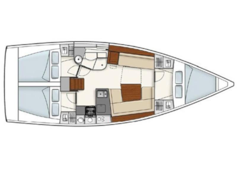 Book yachts online - sailboat - Hanse 385 - Thetis - rent