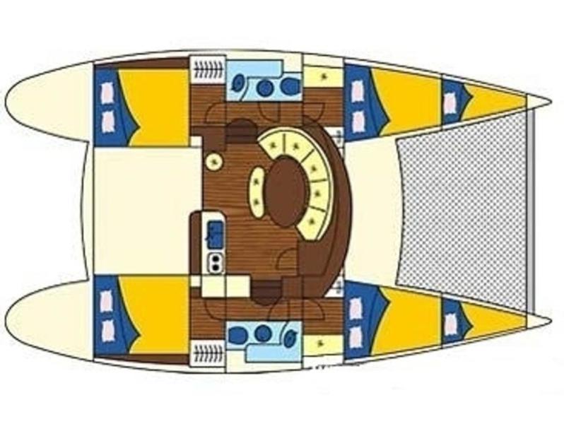 Book yachts online - catamaran - Lagoon 380 - Achilleas - rent
