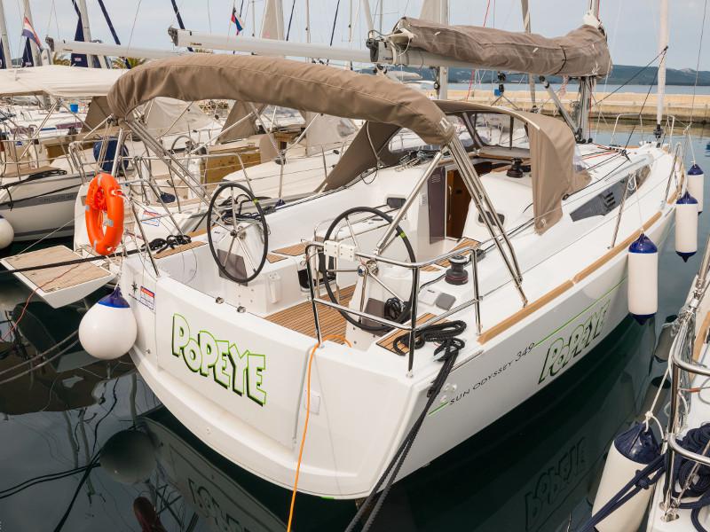 Book yachts online - sailboat - Sun Odyssey 349 - Popeye - rent