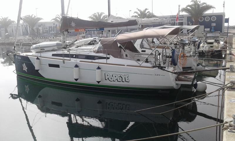 Book yachts online - sailboat - Sun Odyssey 349 - Popeye - rent