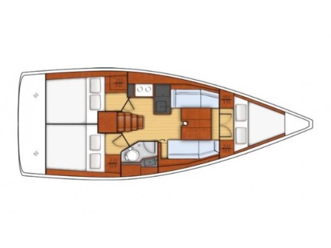 Book yachts online - sailboat - Oceanis 35.1 - Aris - rent