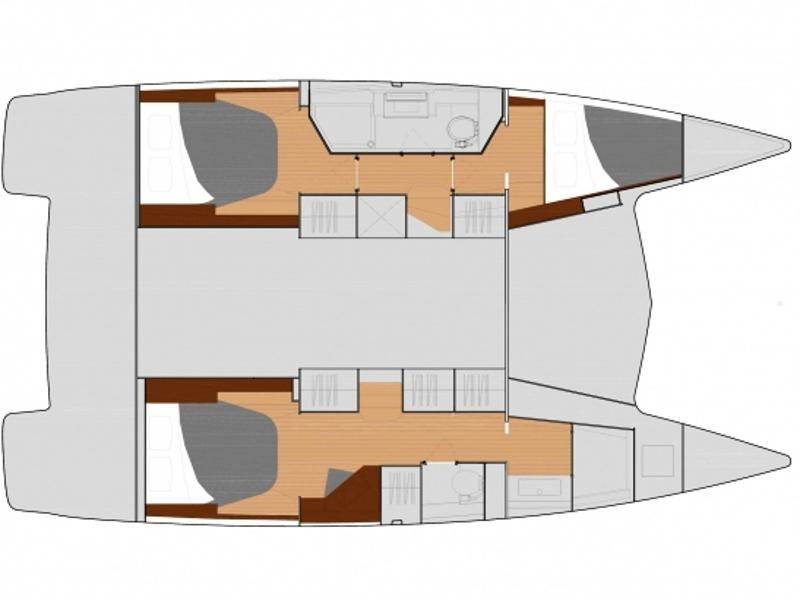 Book yachts online - catamaran - Lucia 40 - Amber - rent