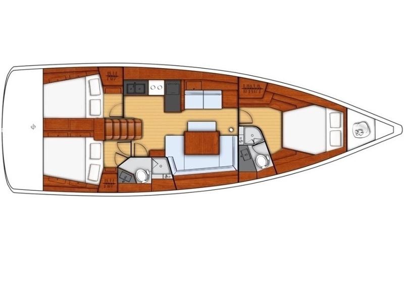 Book yachts online - sailboat - Oceanis 45 - Tonic - rent