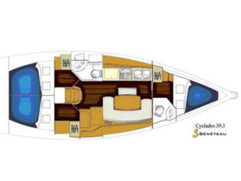 Book yachts online - sailboat - Cyclades 39.3 - Armilla - rent