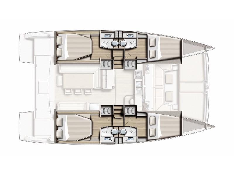 Book yachts online - catamaran - Bali 4.0 - INDIGO STAR - rent