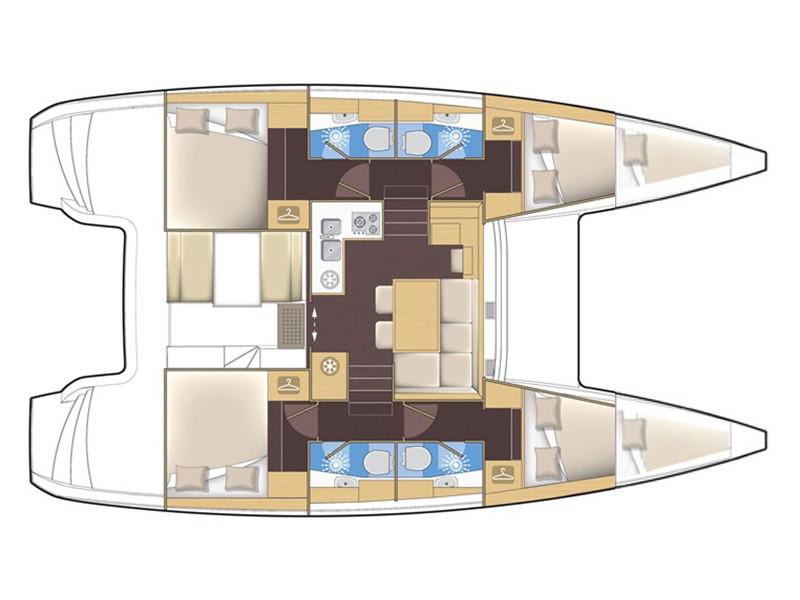Book yachts online - catamaran - Lagoon 39 - NIRVANA - rent