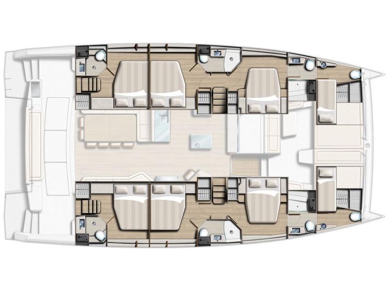 Book yachts online - catamaran - Bali 5.4. - LALOUNGE - rent