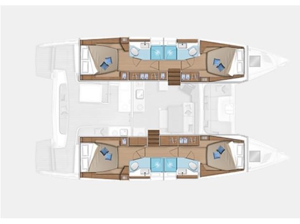 Book yachts online - catamaran - Lagoon 46 - EXCELLENCE - rent