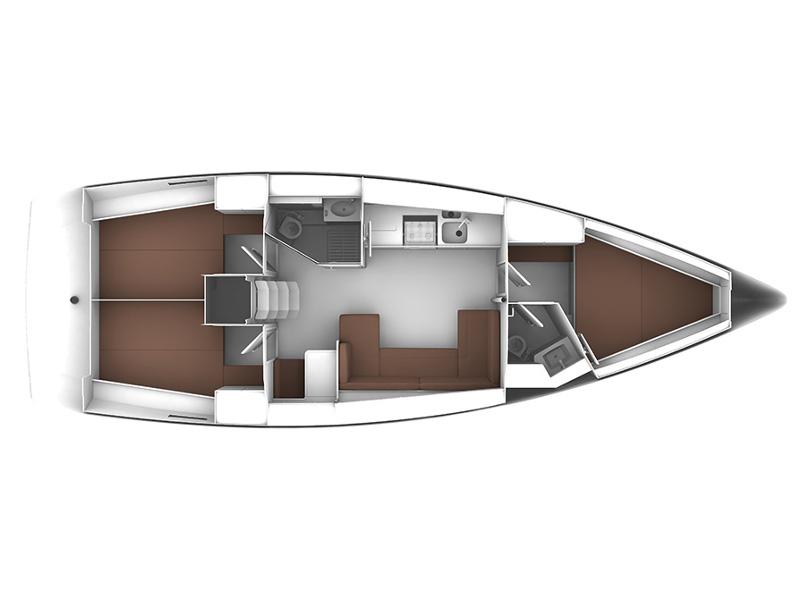 Book yachts online - sailboat - Bavaria Cruiser 41 - STAR KLEO - rent