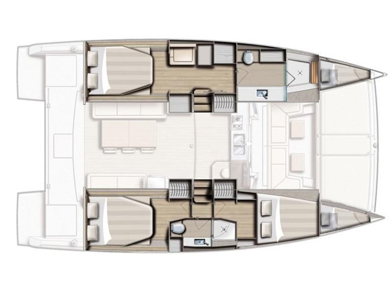 Book yachts online - catamaran - Bali 4.0 - SANDRA V - rent