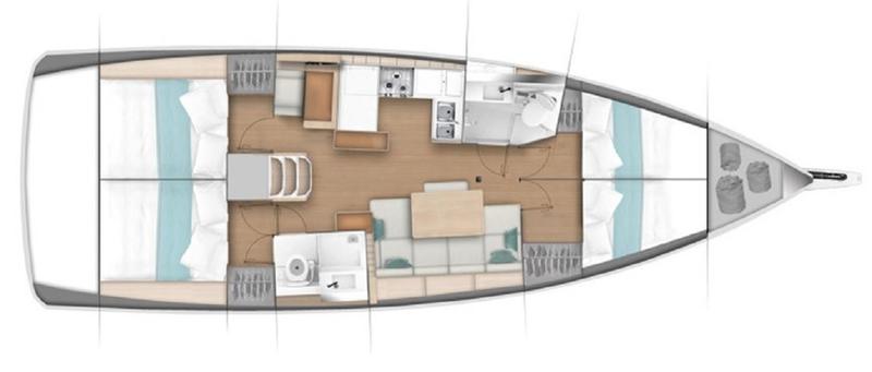 Book yachts online - sailboat - Sun Odyssey 440 - GEORGIA - rent