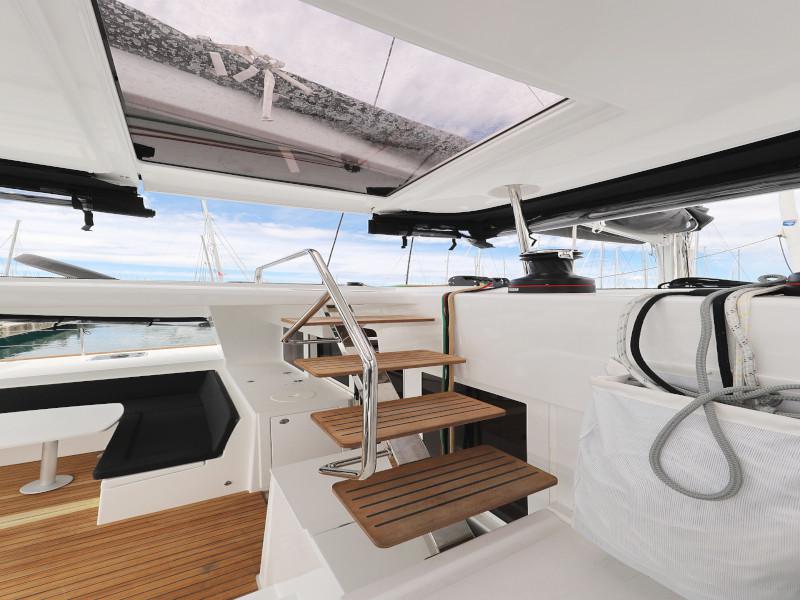 Book yachts online - catamaran - Lagoon 450 - OASIS Air Condition in salon Generator Watermaker - rent