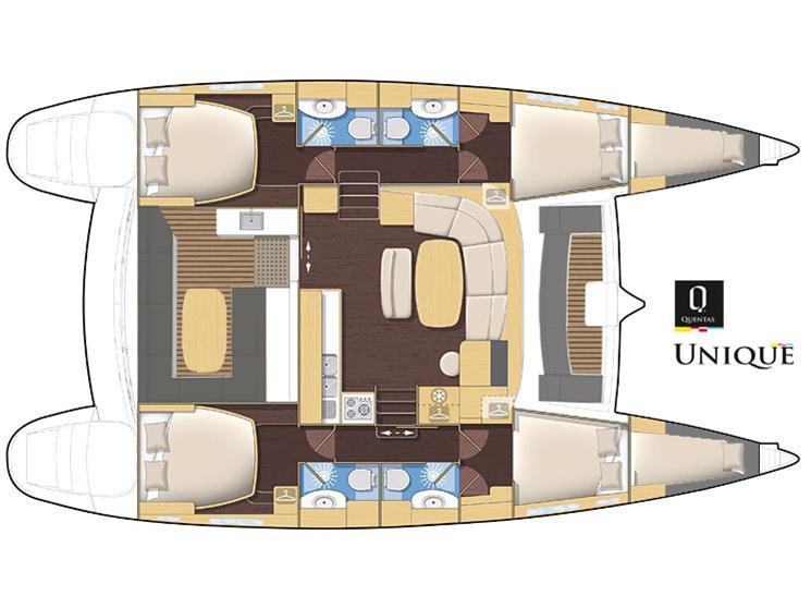 Book yachts online - catamaran - Lagoon 440-09 - Unique - rent