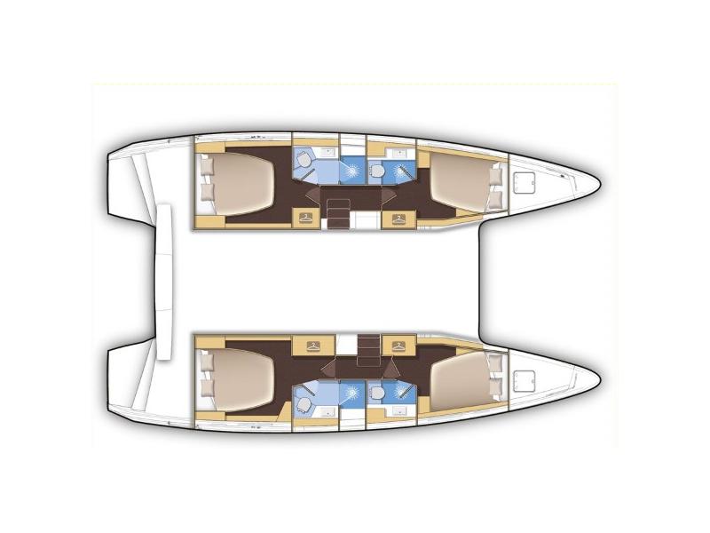 Book yachts online - catamaran - Lagoon 42 - ROYAL SALUTE - rent