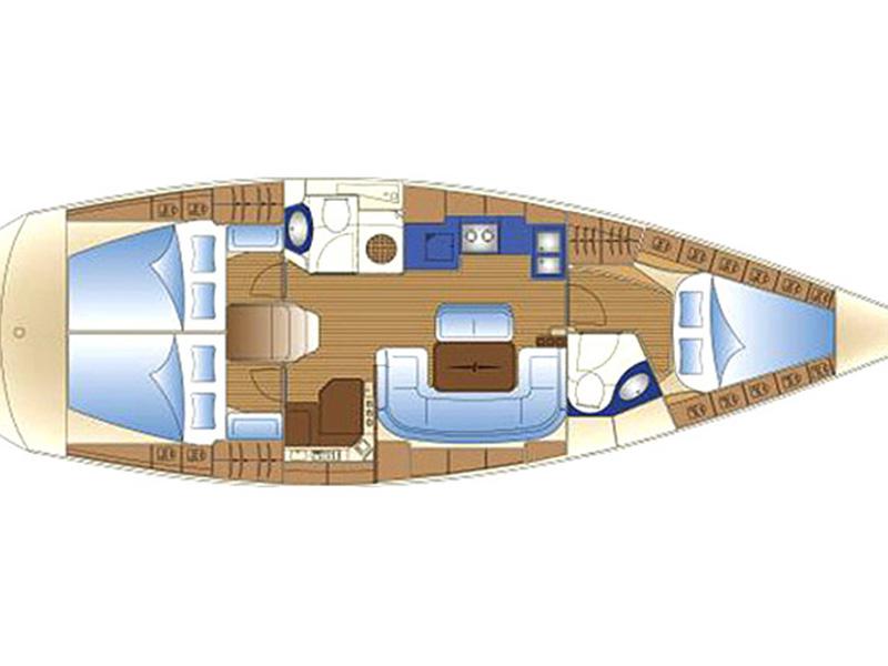 Book yachts online - sailboat - Bavaria 42 Cruiser - Iraklis - rent