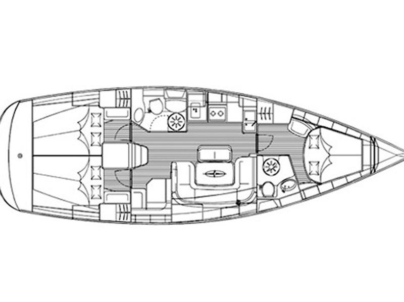 Book yachts online - sailboat - Bavaria 39 Cruiser - Ira - rent