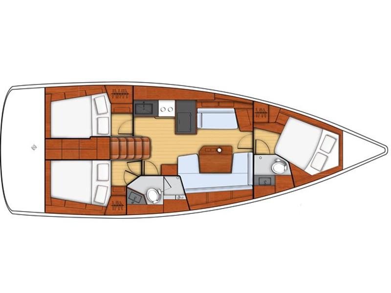Book yachts online - sailboat - Oceanis 41.1 - Veda - rent