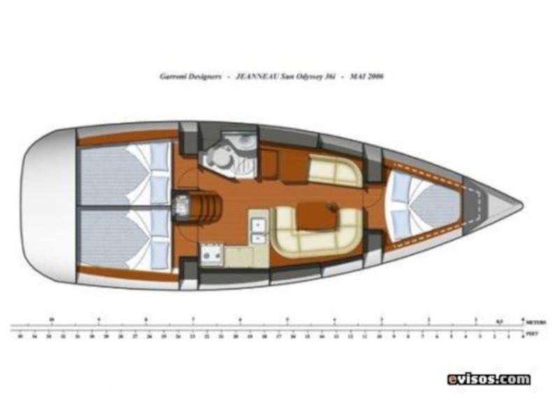 Book yachts online - sailboat - Sun Odyssey 36i - Sail Mira - rent