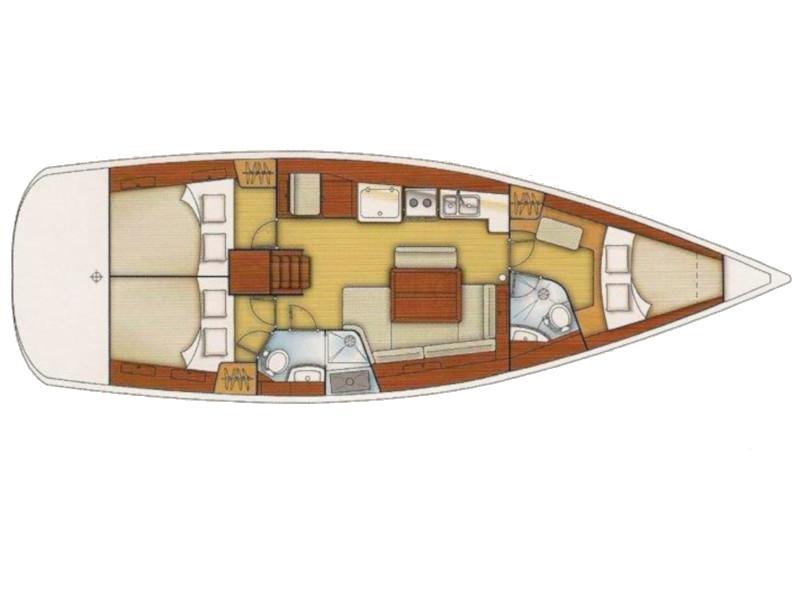 Book yachts online - sailboat - Oceanis 43 - Sail Altair - rent