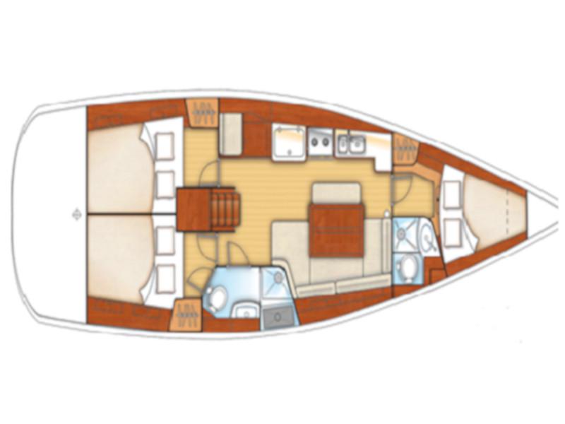 Book yachts online - sailboat - Oceanis 40 - Sail Alpha - rent