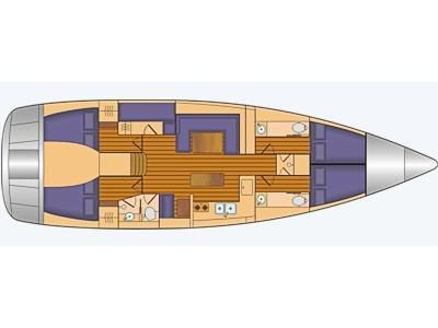 Book yachts online - sailboat - Bavaria 55 Cruiser - Iris III - rent
