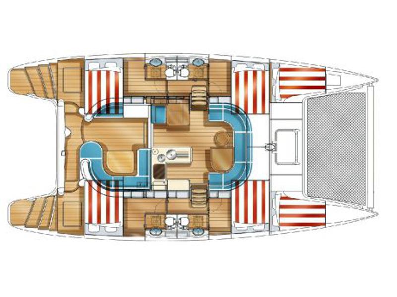 Book yachts online - catamaran - Nautitech 441 - Atalanta - rent