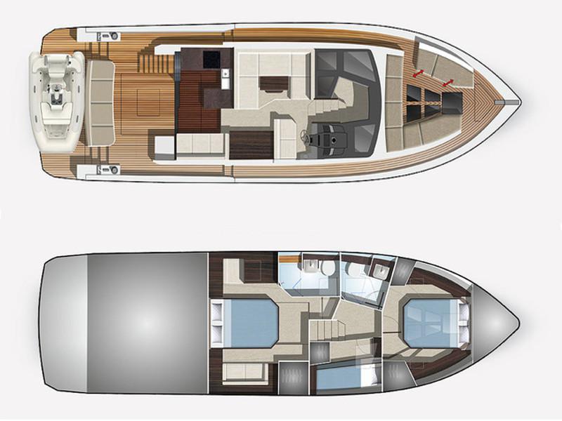 Book yachts online - motorboat - Galeon 460 Fly - SAHARA - rent