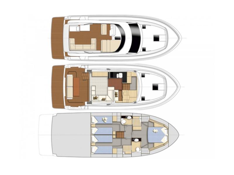 Book yachts online - motorboat - Bavaria Virtess 420 Fly - CAPTAIN BLUE - rent