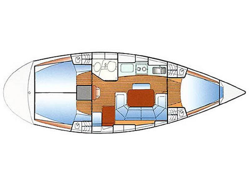 Book yachts online - sailboat - Bavaria 36 Holiday - EC- 36H-99-CR - rent